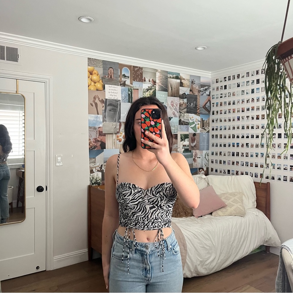 Princess Polly Zebra Top